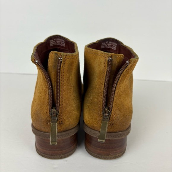 Dansko Becky Suede Leather Waterproof Comfort Booties in Tan